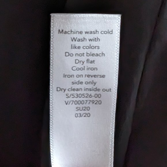 Athleta Zephyr Crop Tee, Black, Size XS - Picture 6 of 6